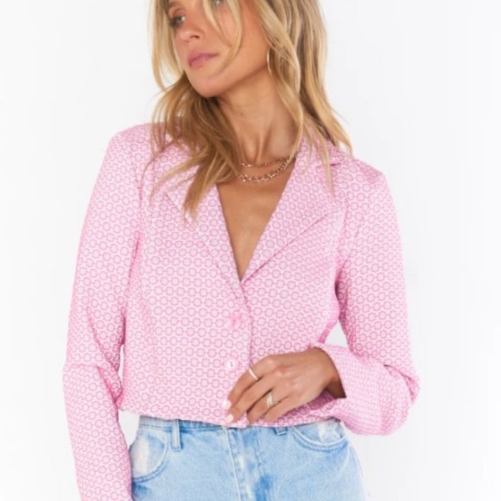 Show Me Your Mumu  Waldorf Daisy Jacket pink size small